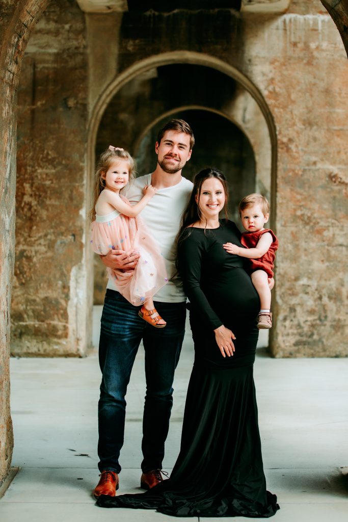 family session at bailey park winston salem downtown