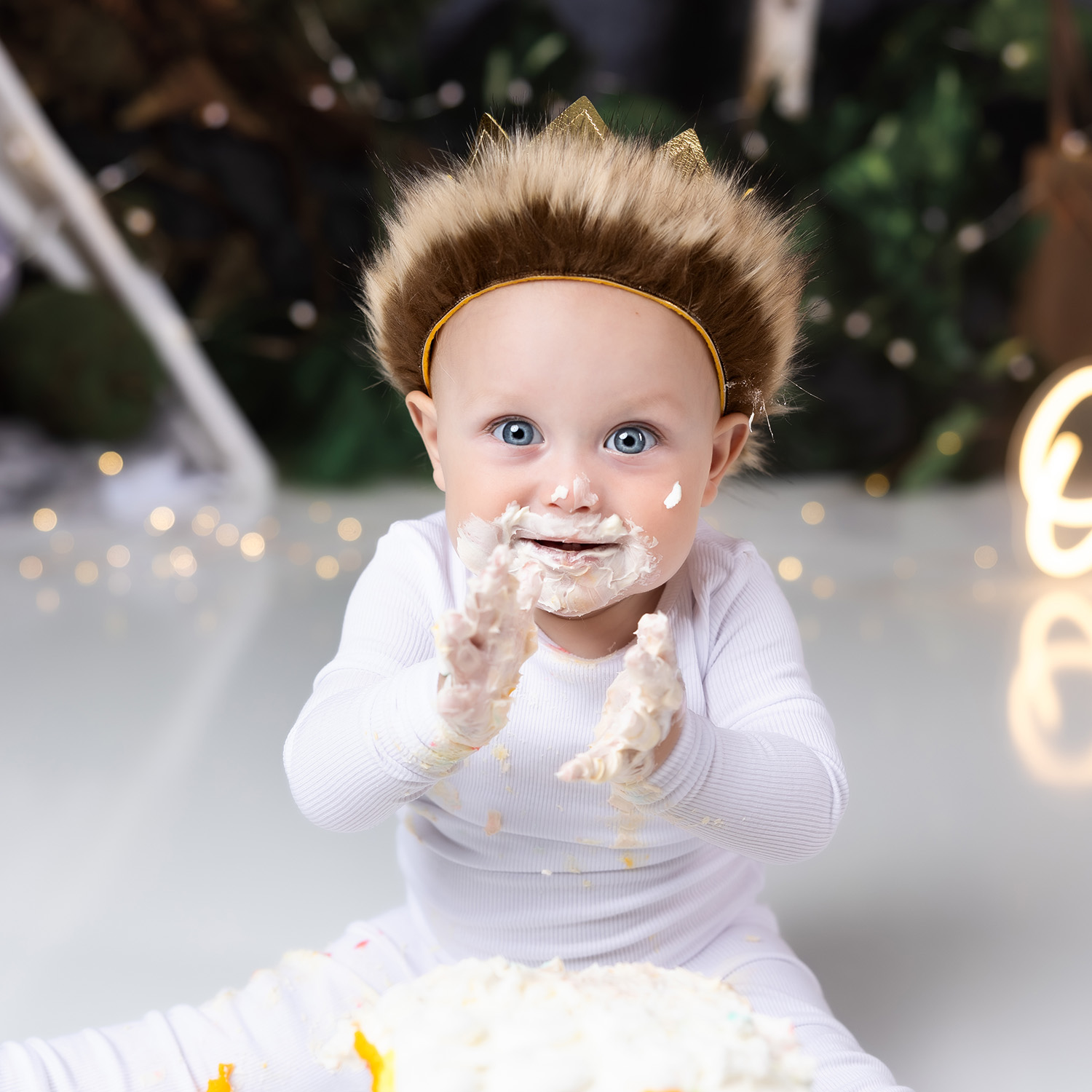 where-the-wild-things-are-cake-smash-session-baby-boy-eating-cake-greensboro-cake-smash-photography-session