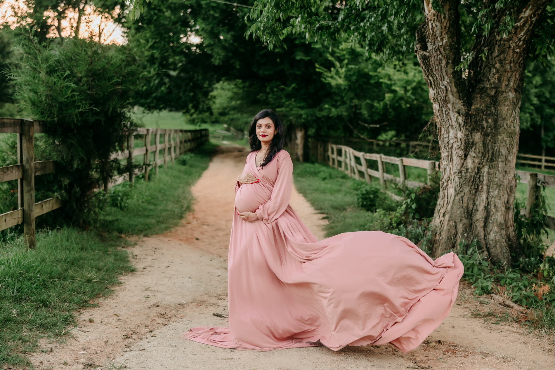 maternity-mother-in-elegant-gowns-during-maternity-photo-shoot-tanglewood-park-winston-salem